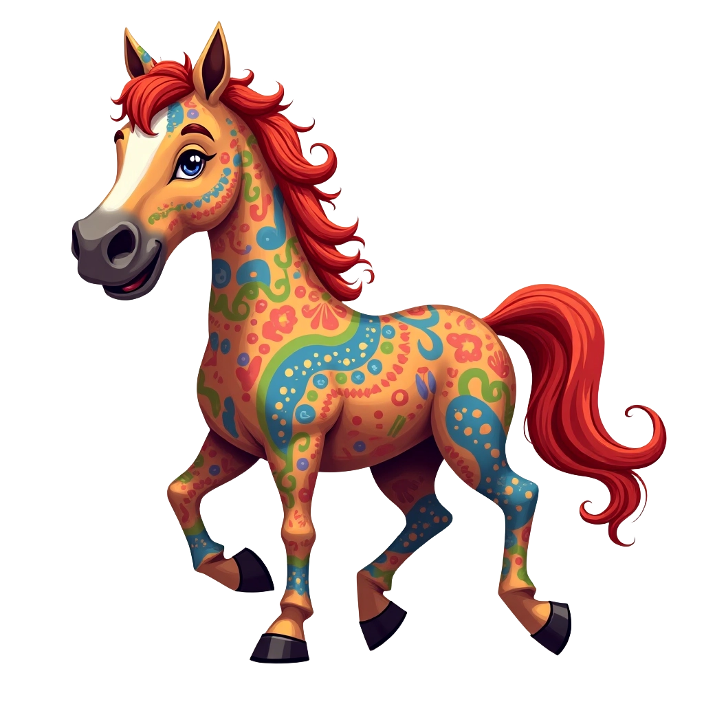 Colorful Horse